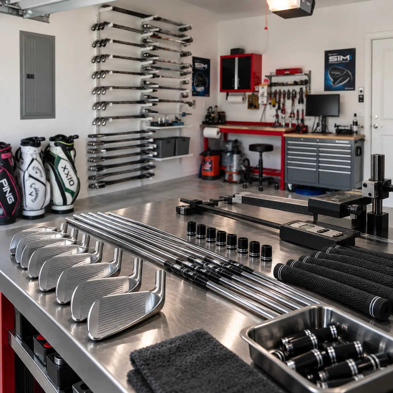 Custom forged iron heads built by hand at Blades Golf Repair, Dallas